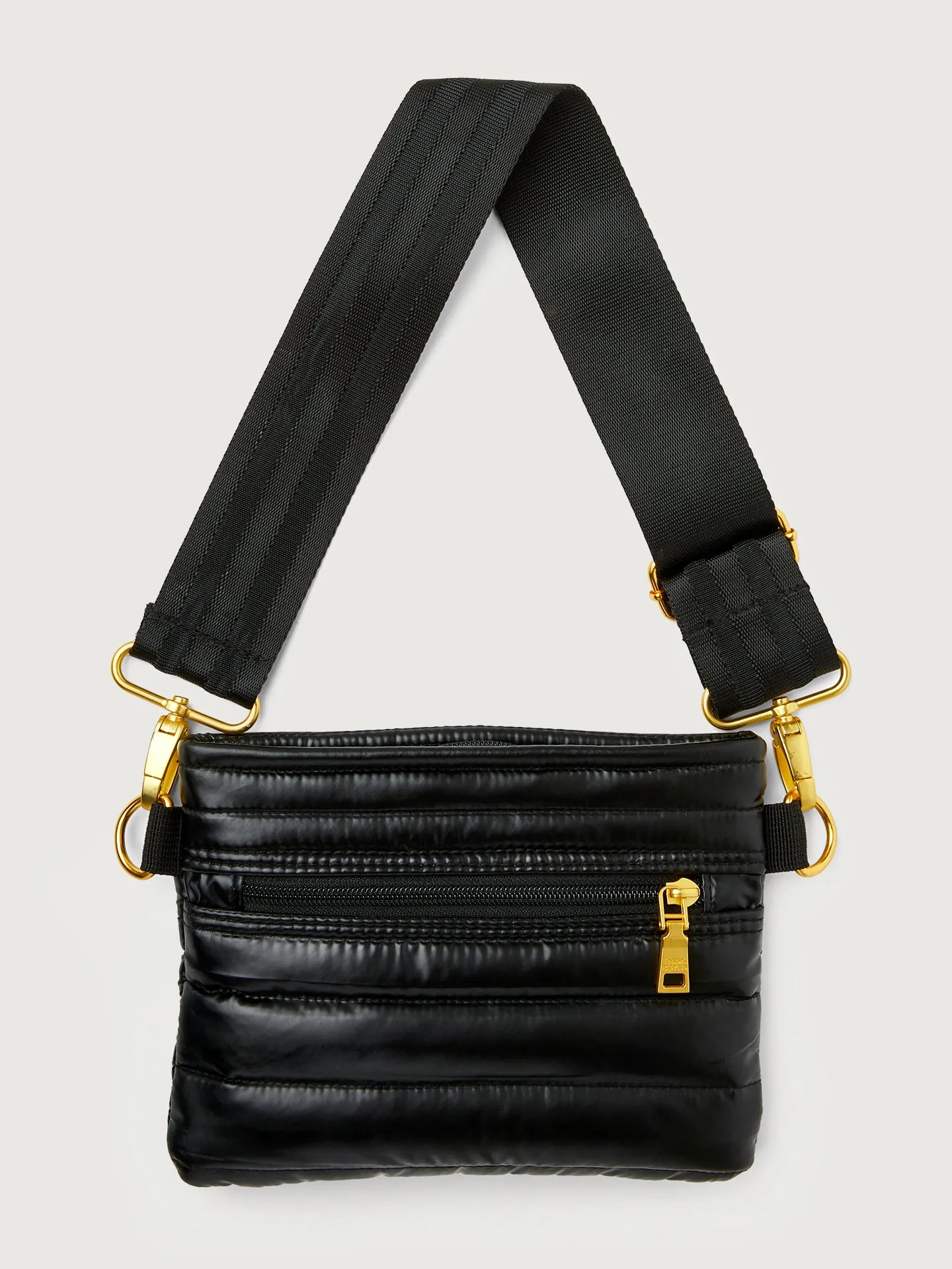 The Original Bum Bag Crossbody - Pearl Black / Black Web/Gold hardware sold by Carbon38 product image thumbnail 4