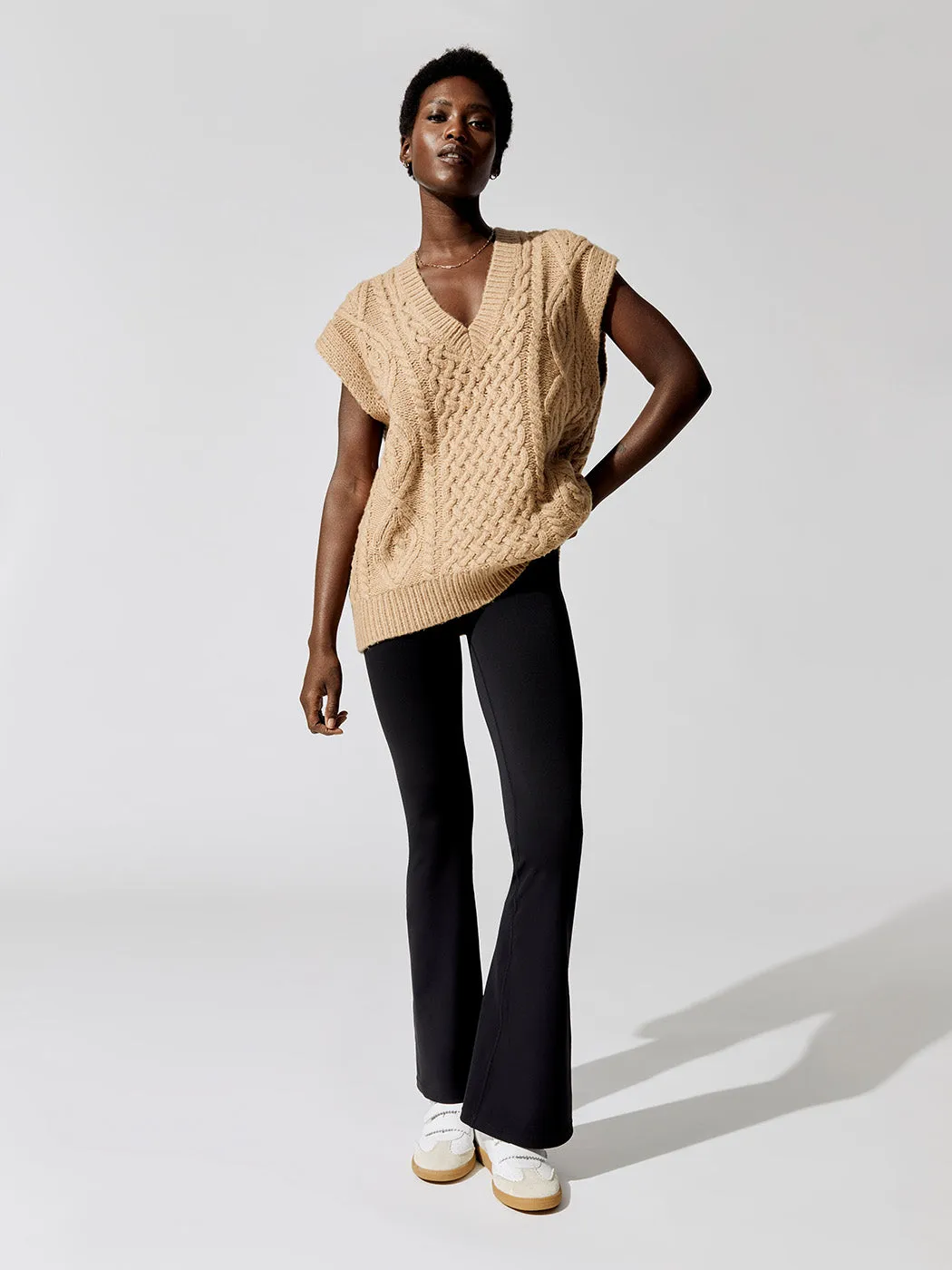 Audrey Sweater Vest - Camel sold by Carbon38 product image thumbnail 3