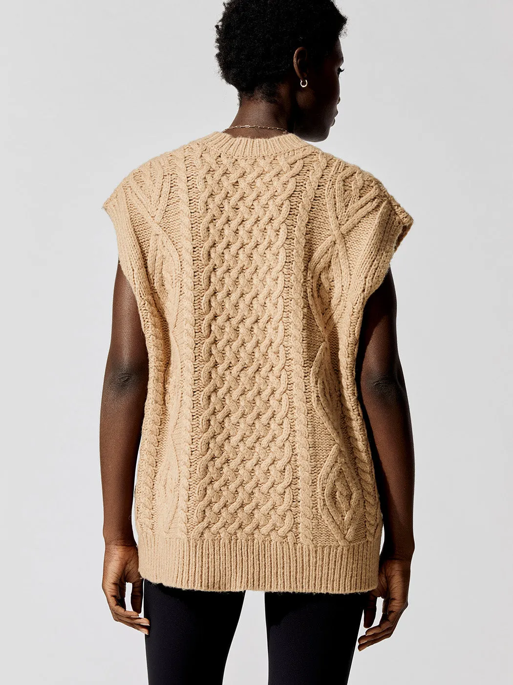 Audrey Sweater Vest - Camel sold by Carbon38 product image thumbnail 2
