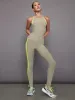 Colorblock High Neck Tank - Silversage / Acid Lime sold by Carbon38