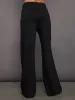 Pintuck Knit Pant in Interlock - Black sold by Carbon38