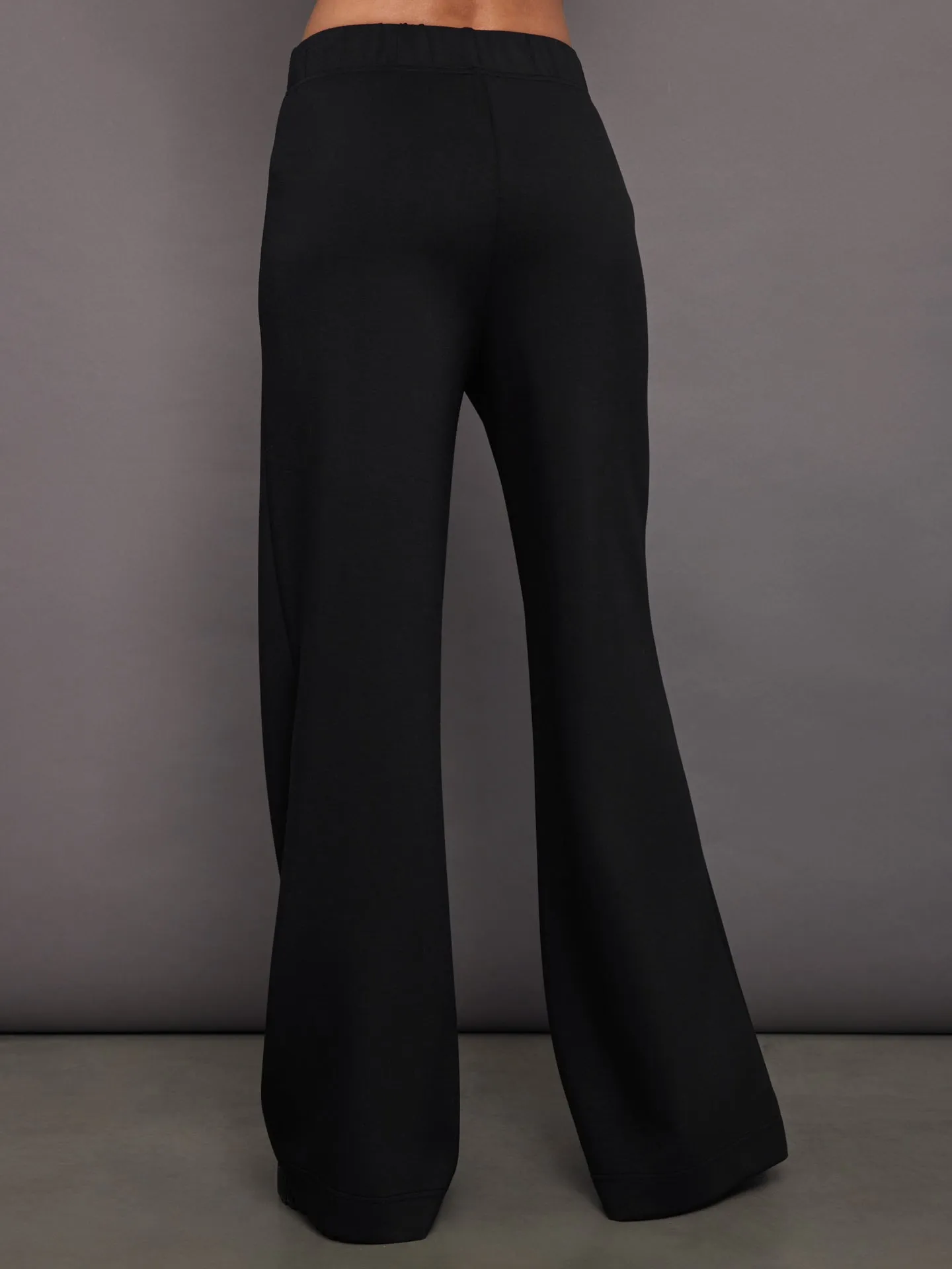 Pintuck Knit Pant in Interlock - Black sold by Carbon38 product image thumbnail 4