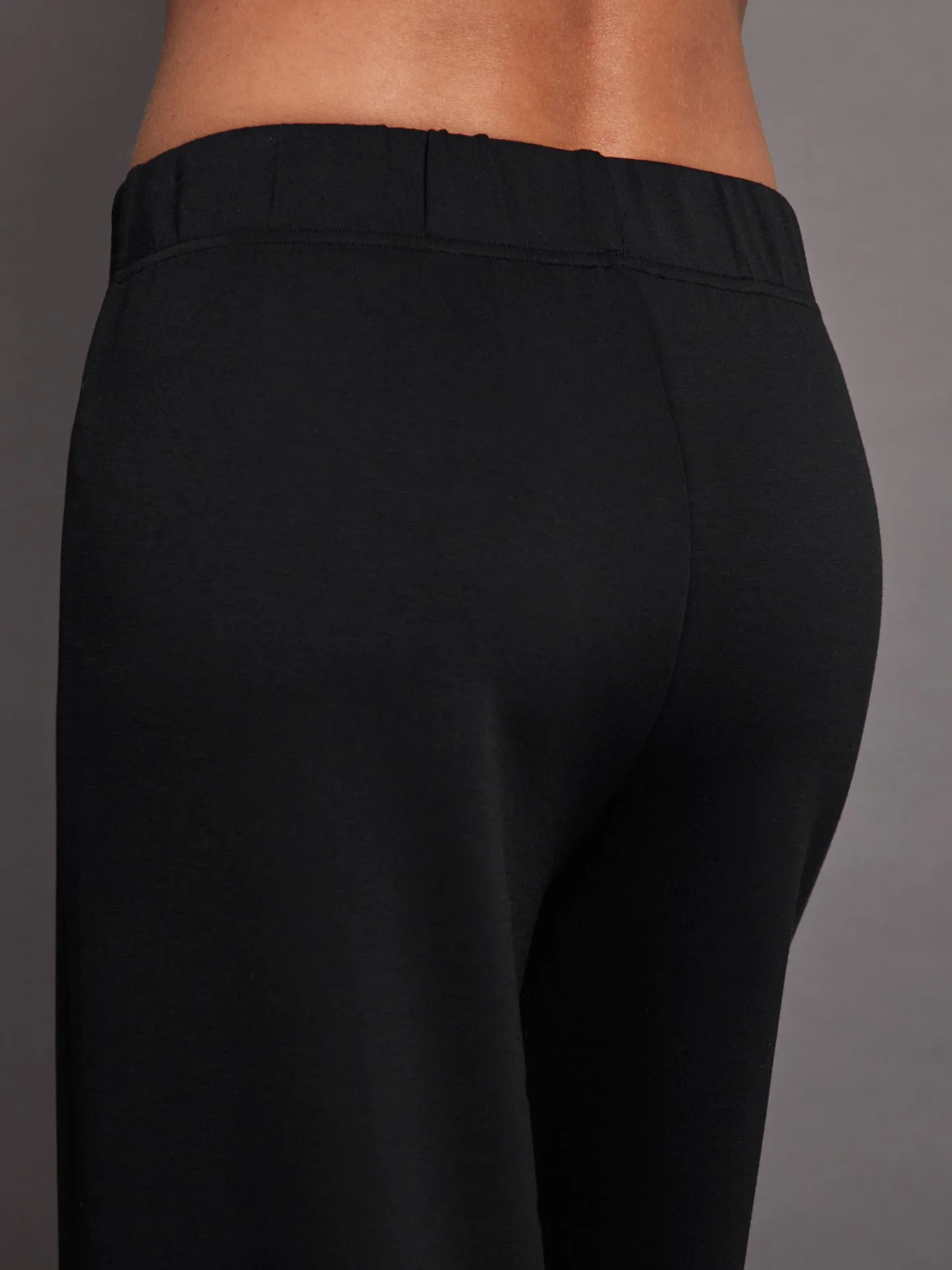 Pintuck Knit Pant in Interlock - Black sold by Carbon38 product image thumbnail 5