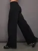Pintuck Knit Pant in Interlock - Black sold by Carbon38