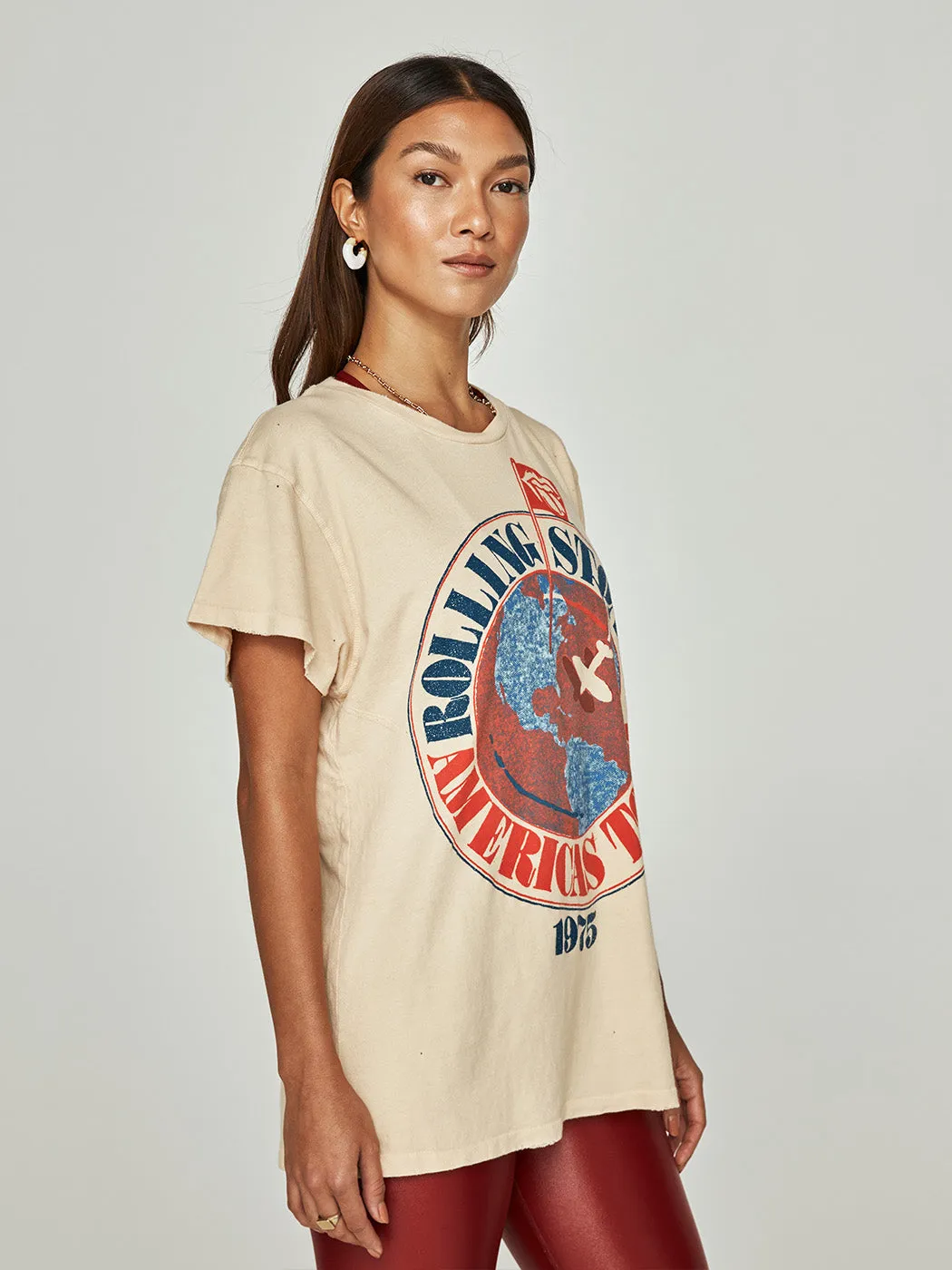 Rolling Stones 1975 Unisex Tee - Sunbleach sold by Carbon38 product image thumbnail 3