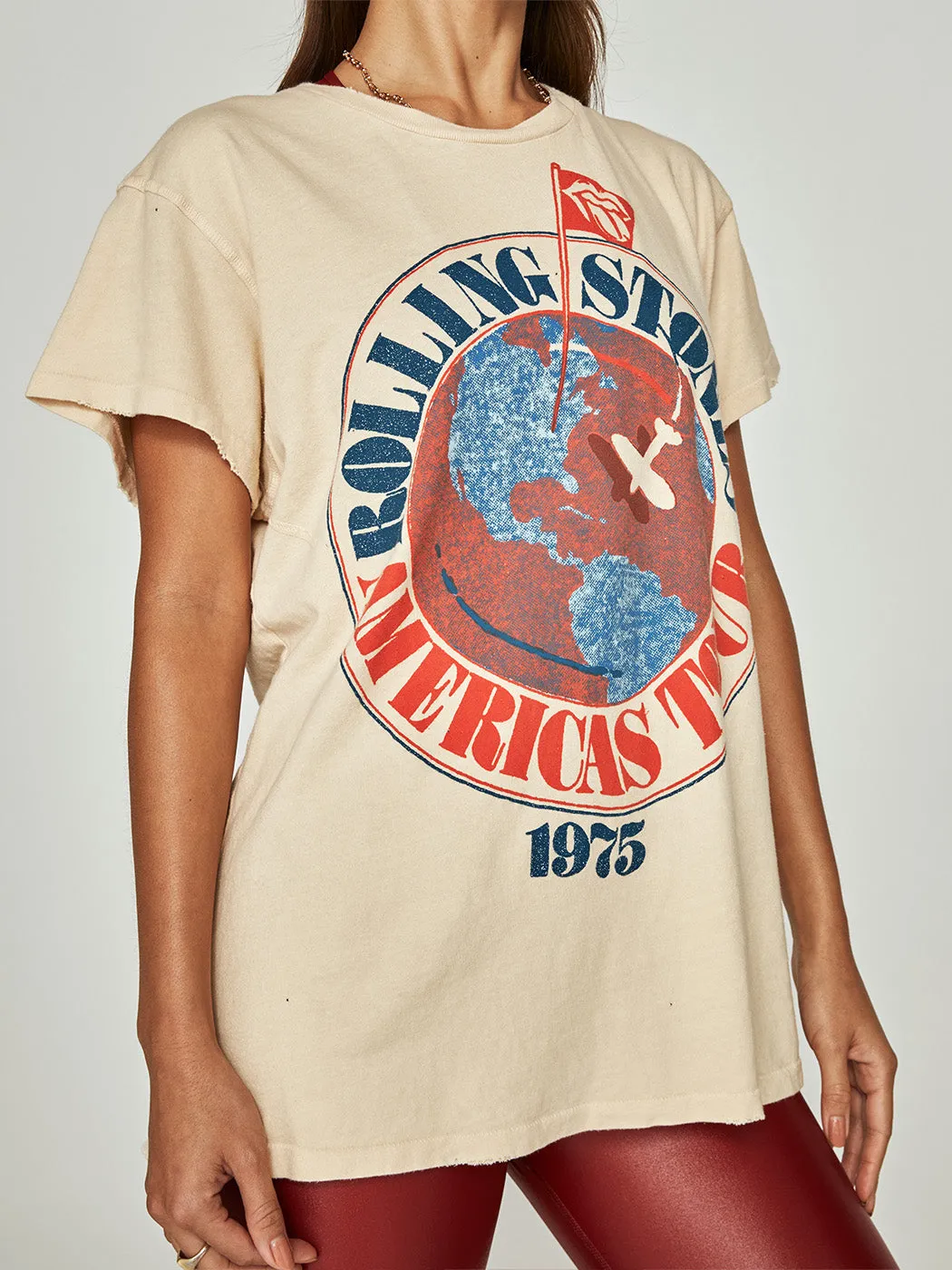 Rolling Stones 1975 Unisex Tee - Sunbleach sold by Carbon38 product image thumbnail 4