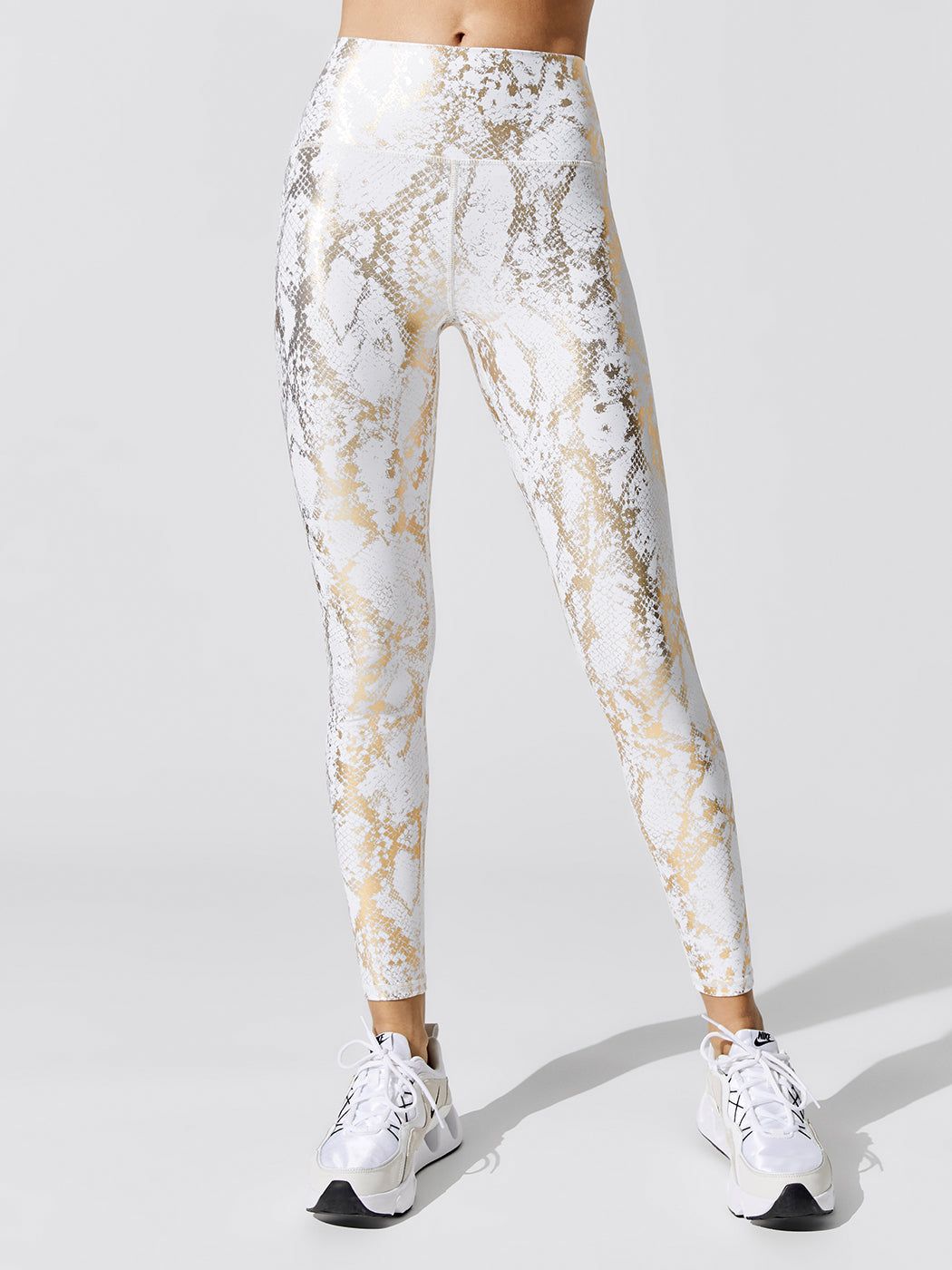 Metallic Snake High Rise Legging - Cream-Gold sold by Carbon38 product image thumbnail 2