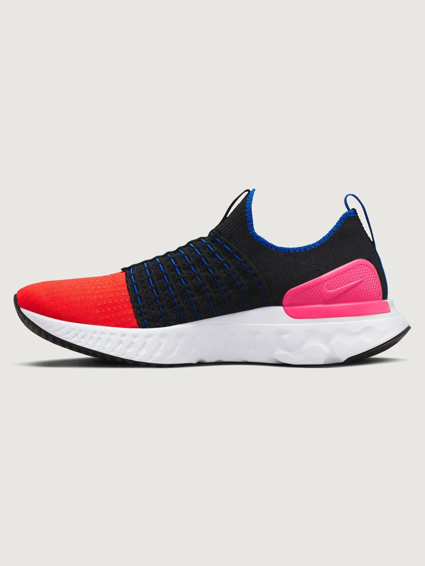 W NIKE REACT PHANTOM RUN FK 2 - Black/Bright Crimson-Hyper Pink sold by Carbon38 product image thumbnail 2