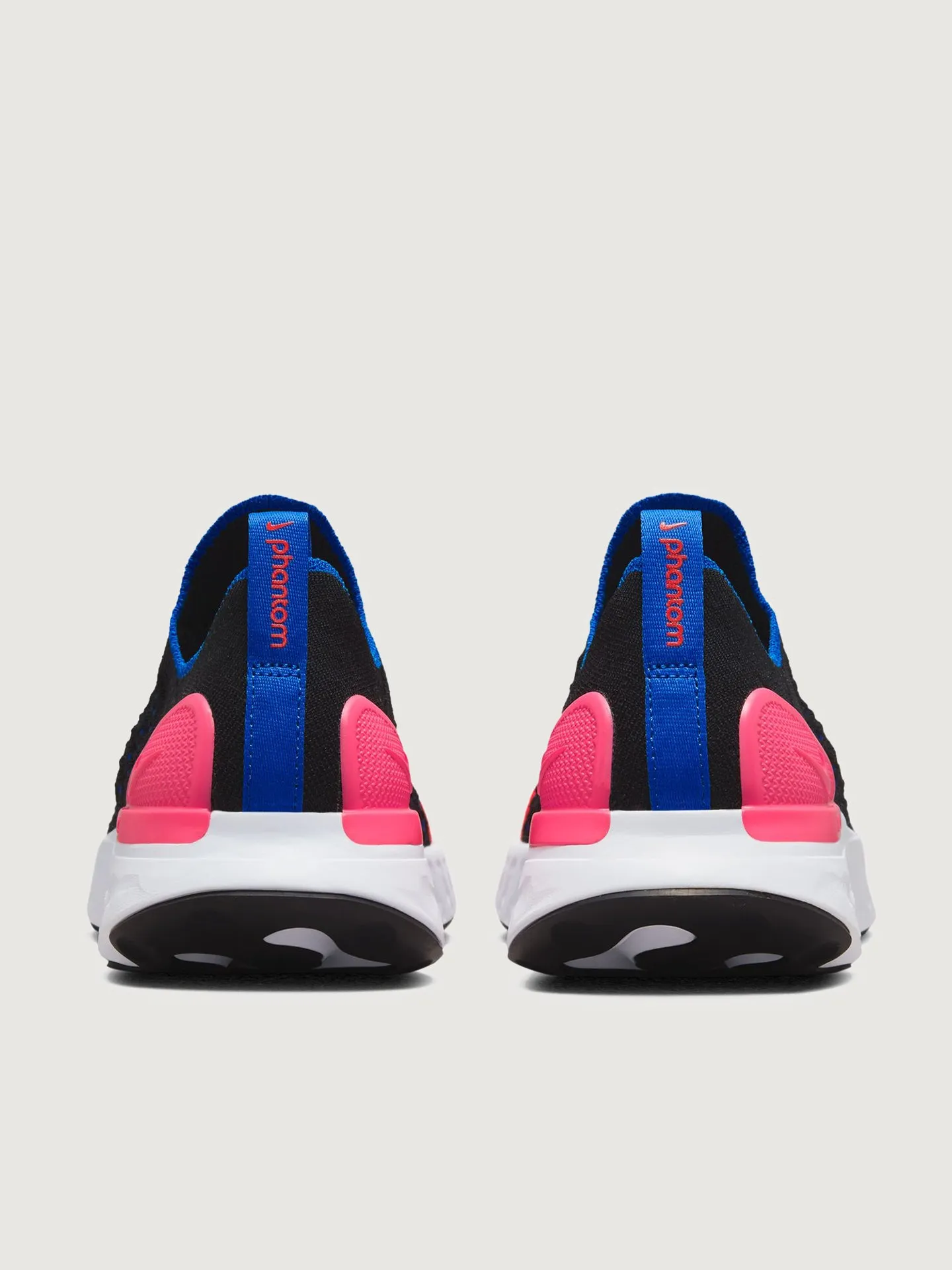 W NIKE REACT PHANTOM RUN FK 2 - Black/Bright Crimson-Hyper Pink sold by Carbon38 product image thumbnail 5