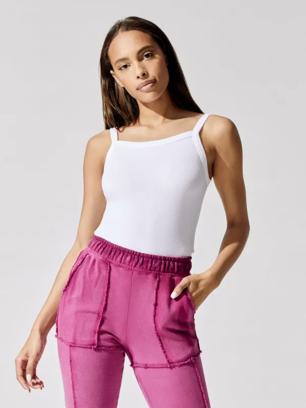 The Verona Tank - White sold by Carbon38