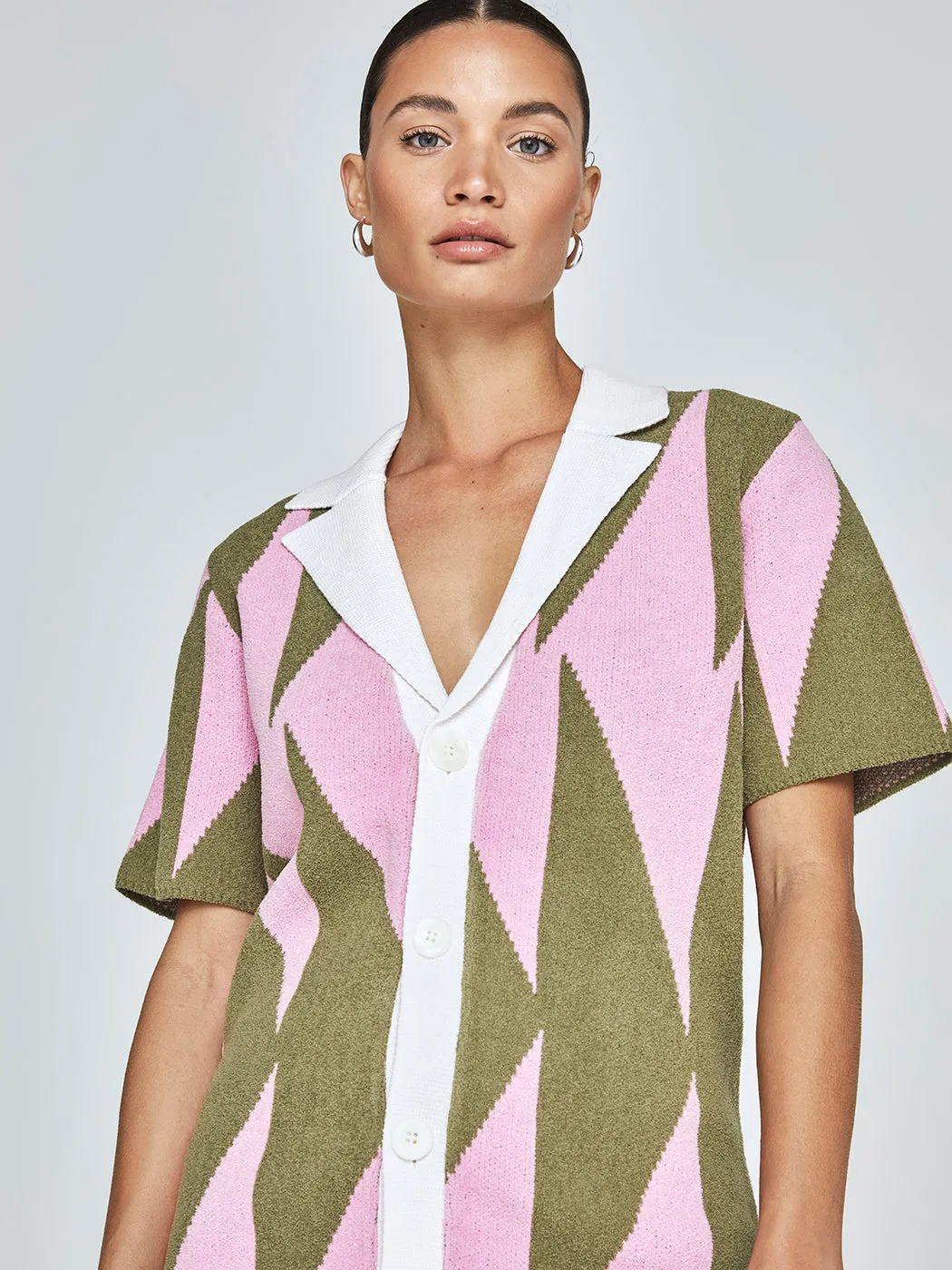 Lei Shirt - Pink & Green sold by Carbon38 product image thumbnail 5