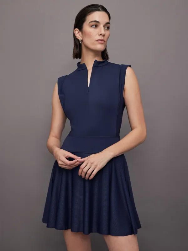 Jen's Pickleball Dress - Sapphire Blue sold by Carbon38