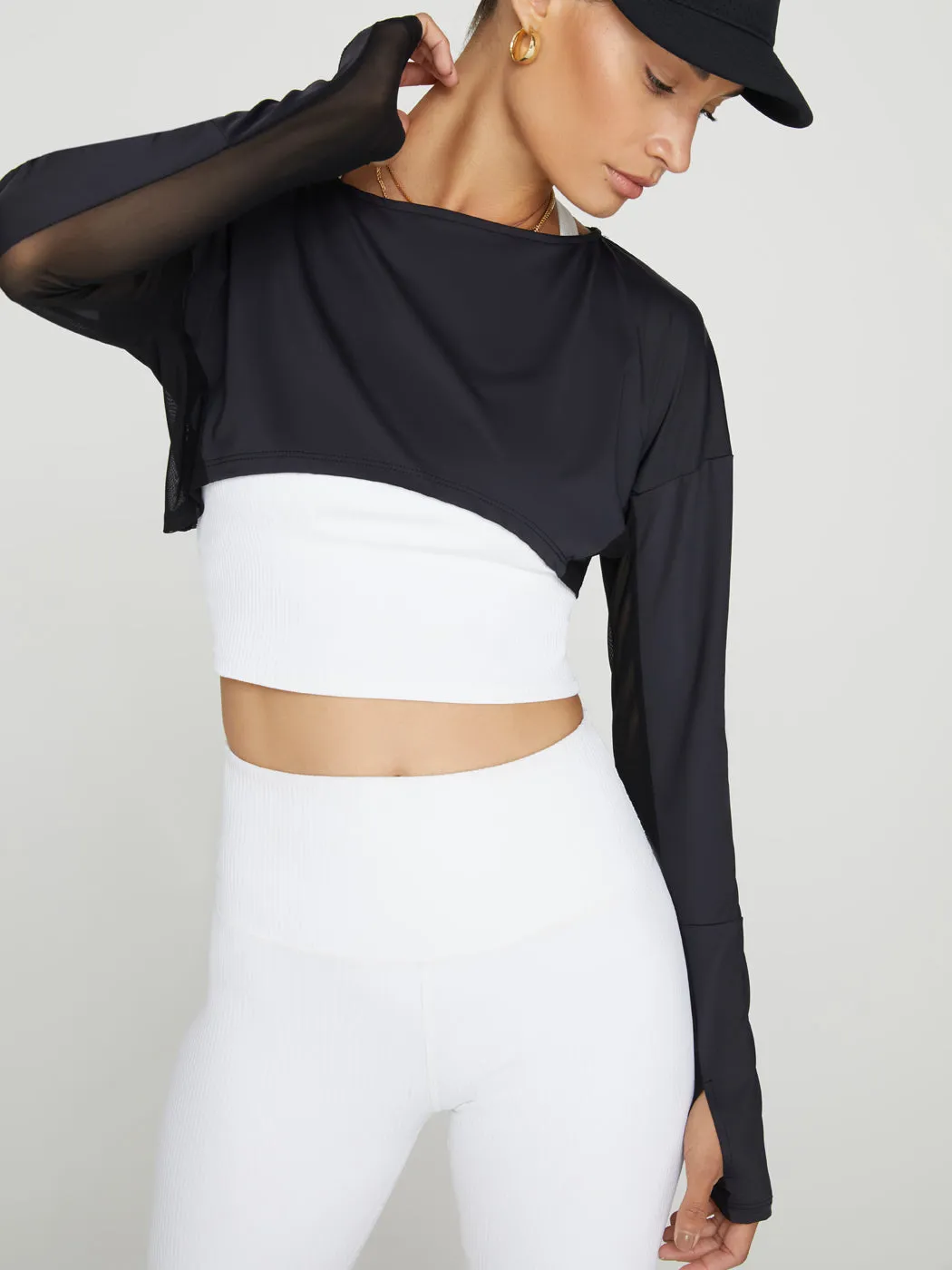 Supercrop - Black sold by Carbon38 product image thumbnail 3