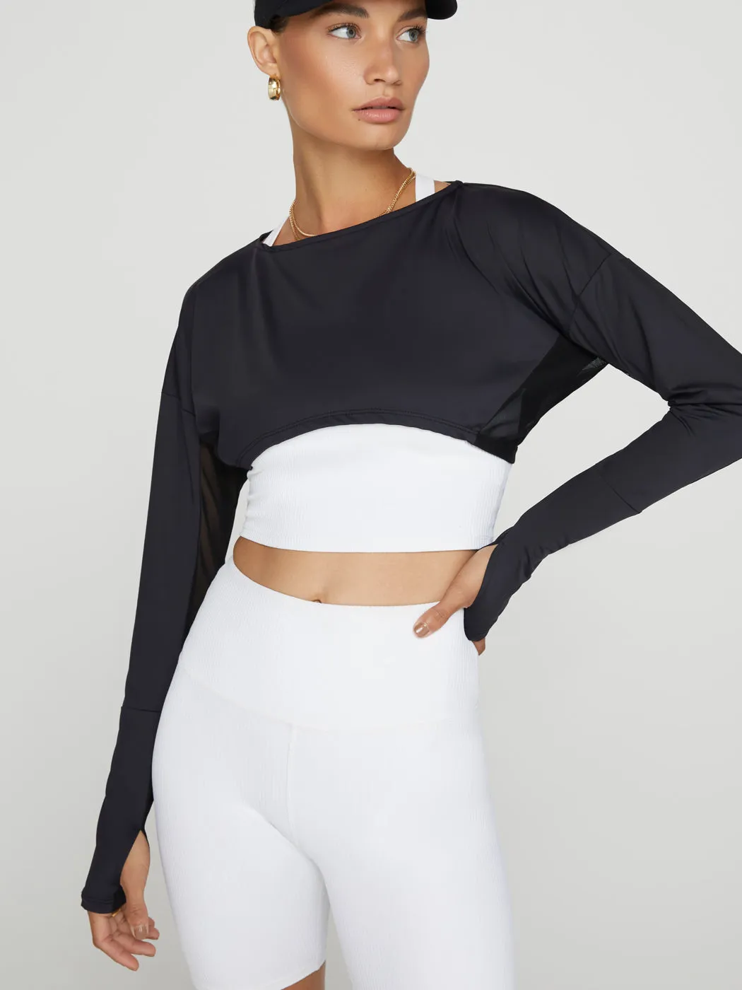 Supercrop - Black sold by Carbon38 product image thumbnail 4