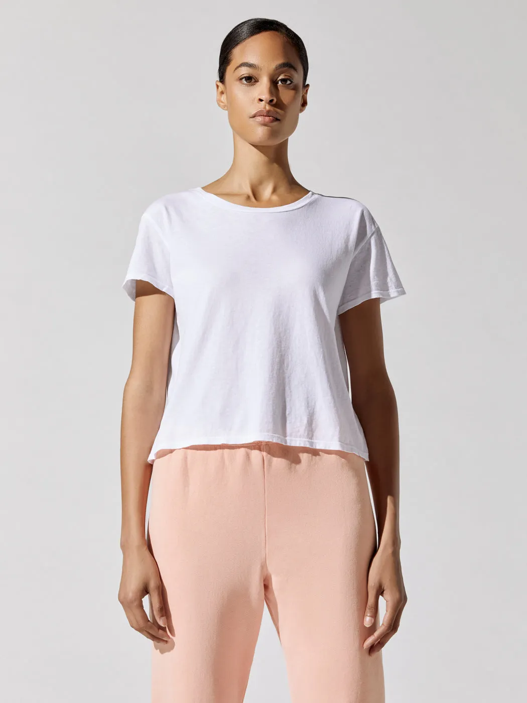 Harley Boxy Crew - White sold by Carbon38