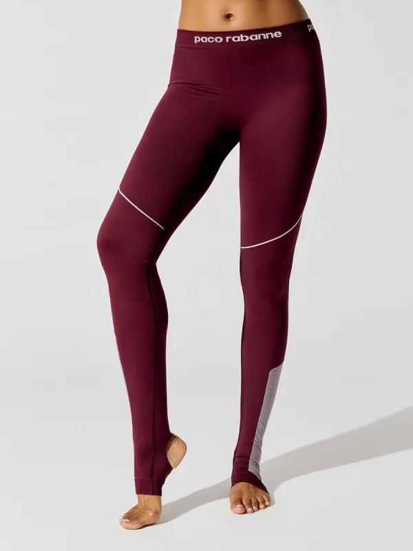 Pantalon Stirrup Leggings - Bordeaux-Rose sold by Carbon38