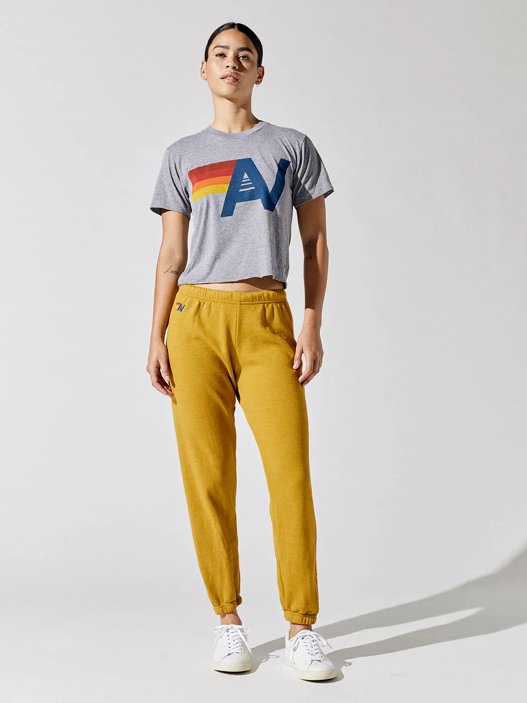 Logo Boyfriend Tee - Heather Grey sold by Carbon38 product image thumbnail 2