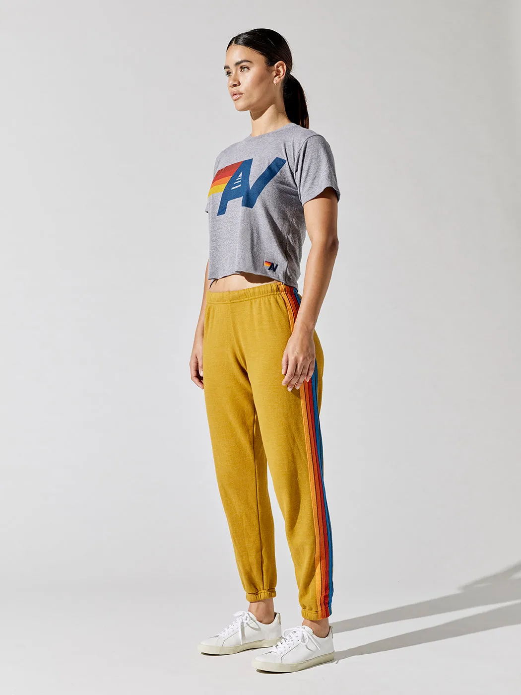 Logo Boyfriend Tee - Heather Grey sold by Carbon38 product image thumbnail 3