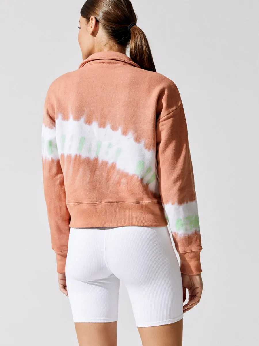 70s Half Zip Pullover - Clay Diagonal Dye sold by Carbon38 product image thumbnail 4