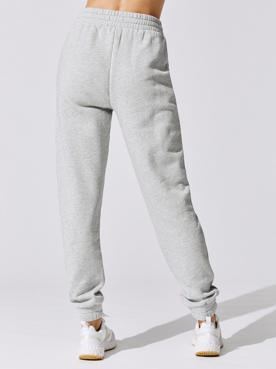 French Terry Jogger Pant - Heather Grey sold by Carbon38 product image thumbnail 3