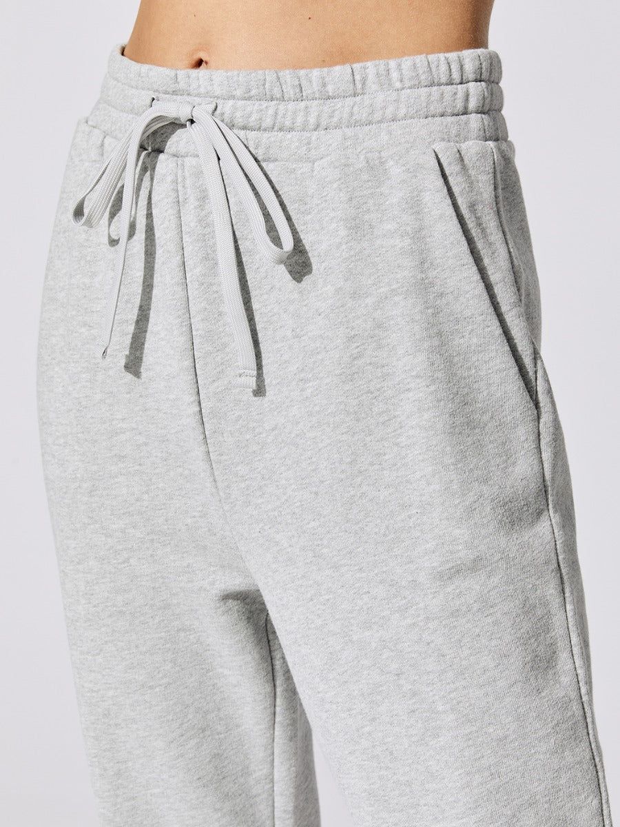 French Terry Jogger Pant - Heather Grey sold by Carbon38 product image thumbnail 5
