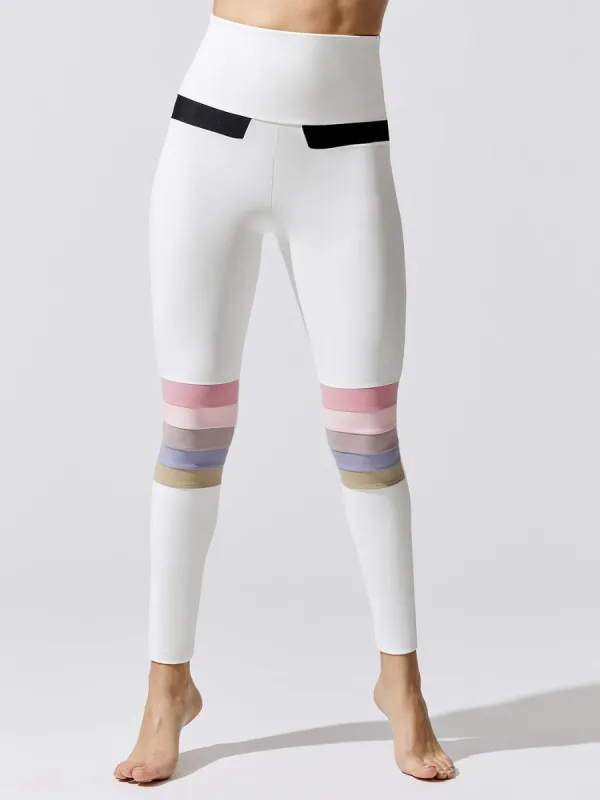 Moto Rainbow Legging - Chantilly Pastel sold by Carbon38