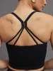 Ribbed Cami Bra - Black sold by Carbon38