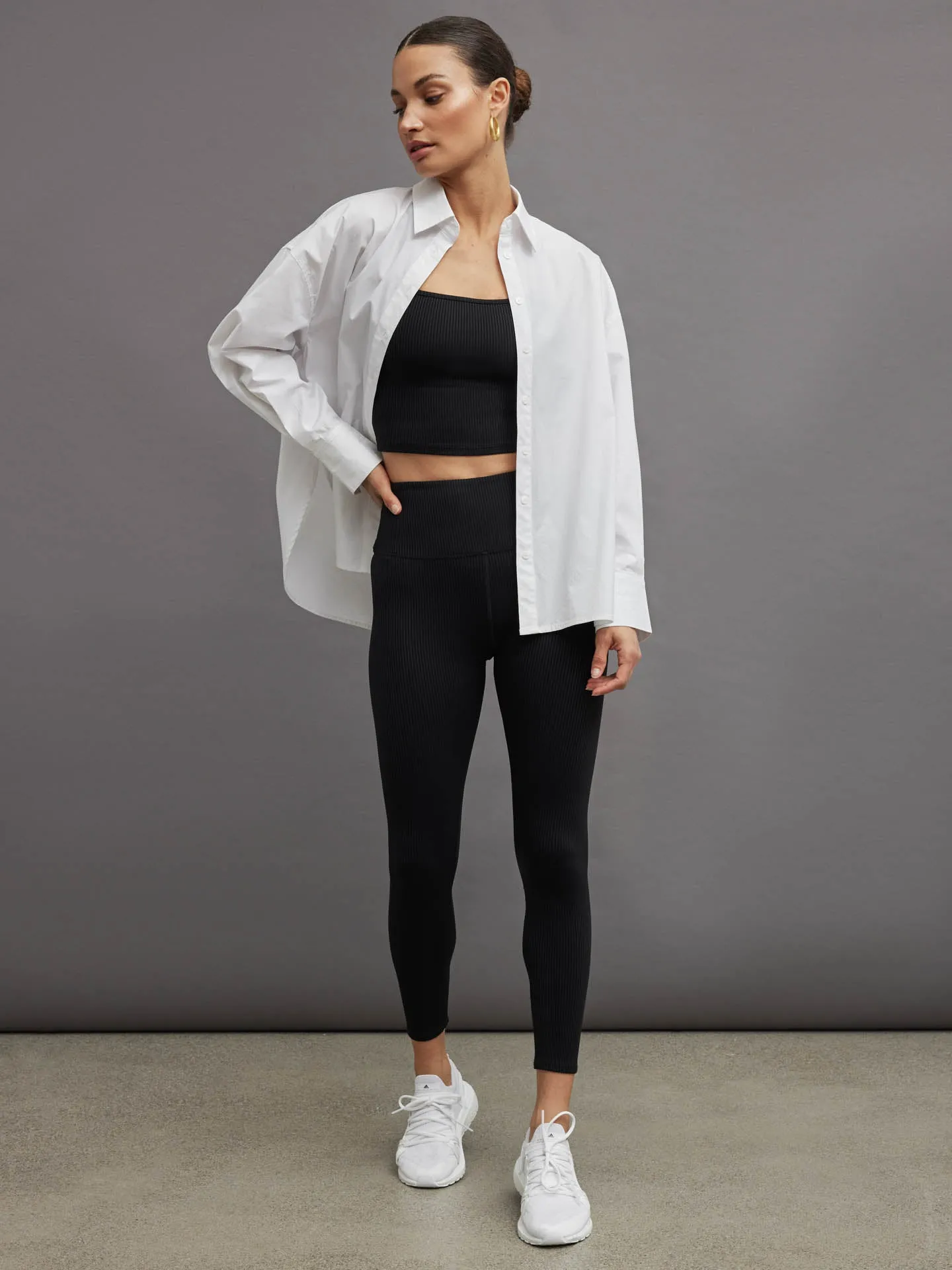 Ribbed Cami Bra - Black sold by Carbon38 product image thumbnail 5