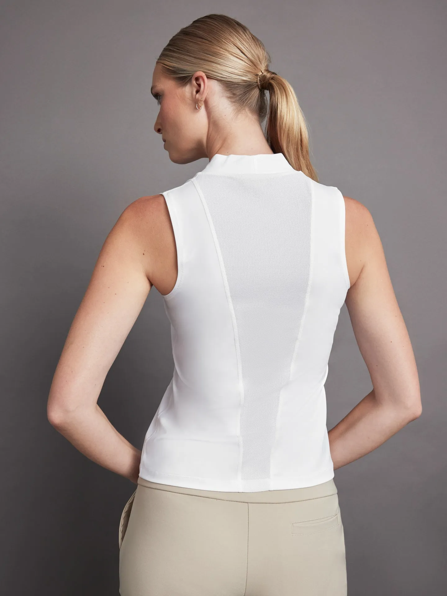 Wrap Neck Tank - White sold by Carbon38 product image thumbnail 5
