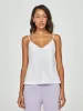 Linen Camisole - White sold by Carbon38