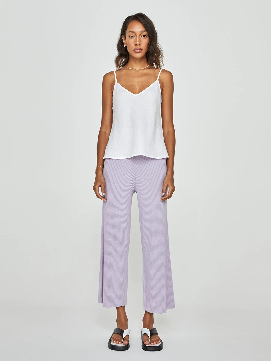 Linen Camisole - White sold by Carbon38 product image thumbnail 2