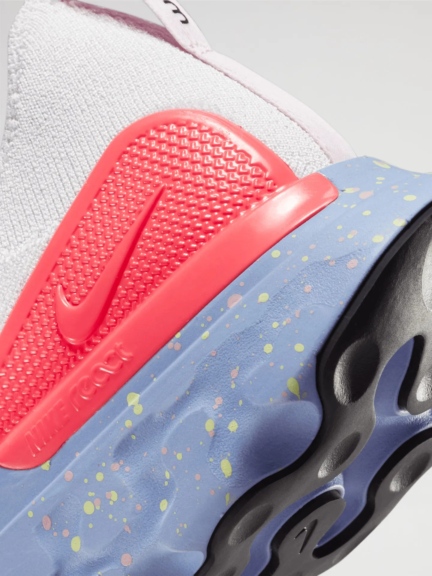 Nike React Infinity 2 - PLATINUM TINT/HOT PUNCH-BARELY VOLT sold by Carbon38 product image thumbnail 3