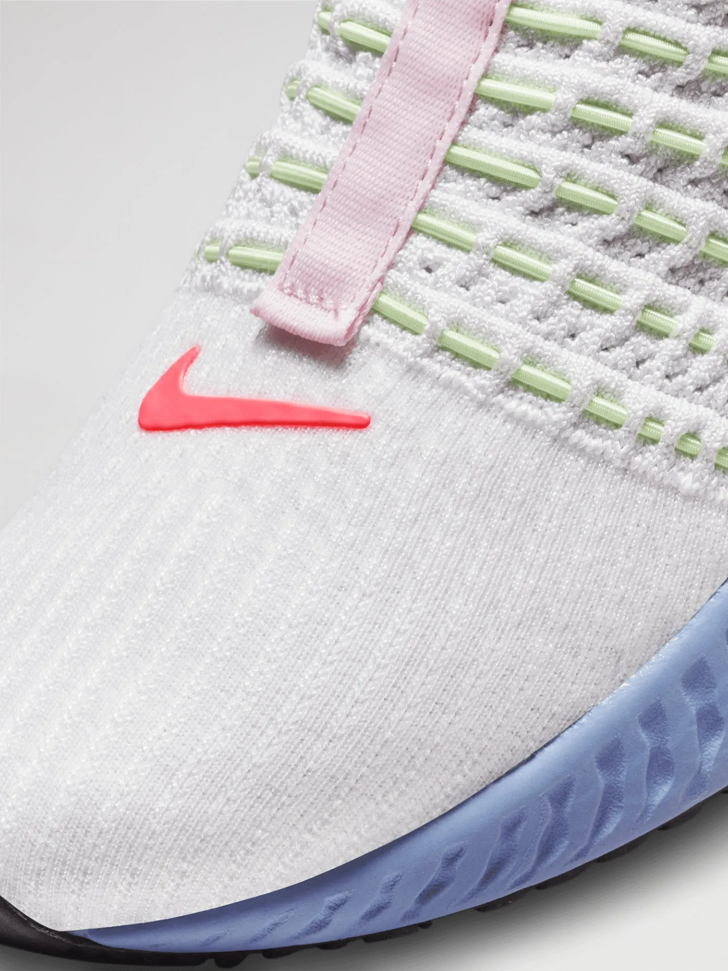 Nike React Infinity 2 - PLATINUM TINT/HOT PUNCH-BARELY VOLT sold by Carbon38 product image thumbnail 4