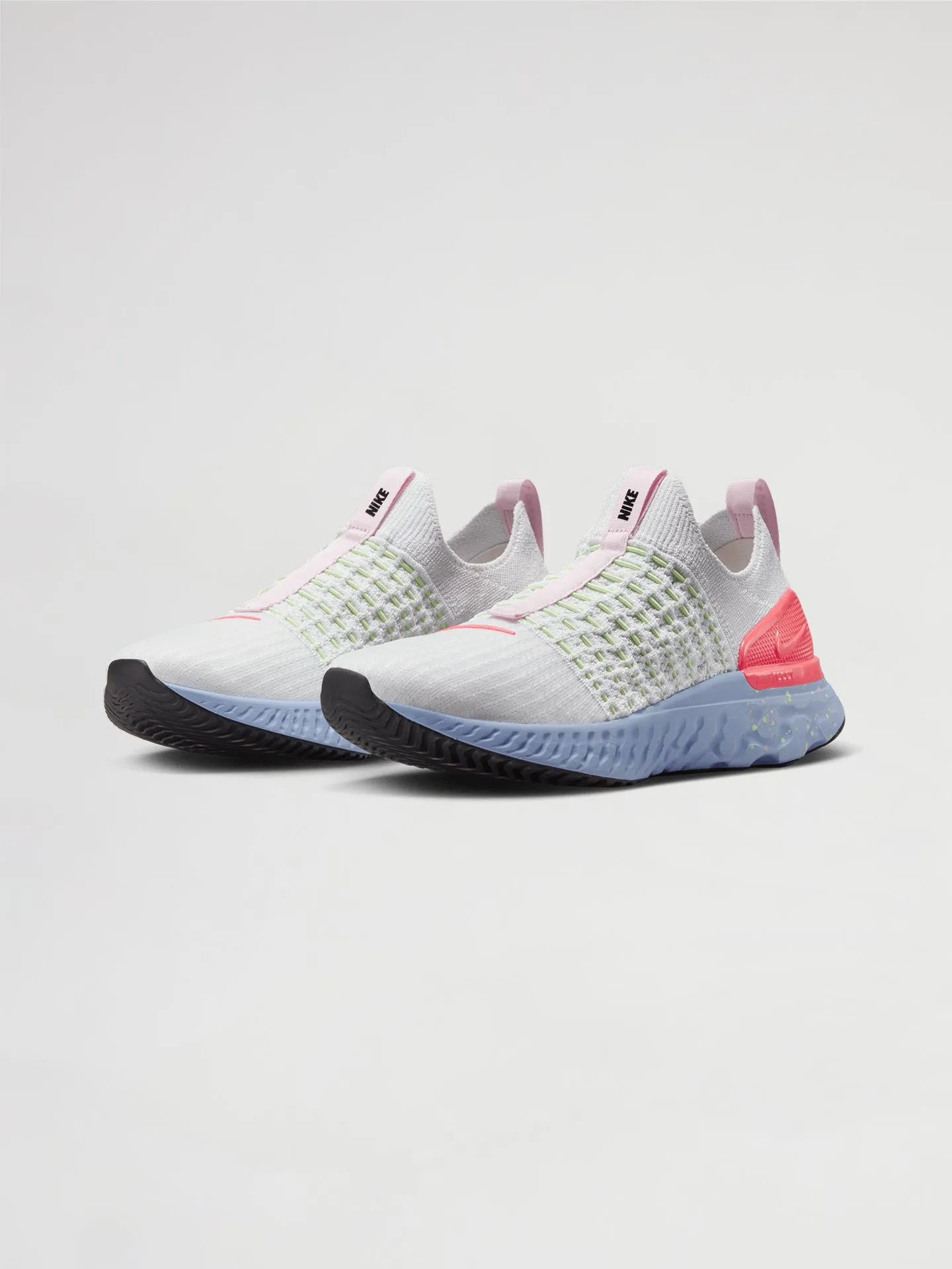 Nike React Infinity 2 - PLATINUM TINT/HOT PUNCH-BARELY VOLT sold by Carbon38 product image thumbnail 2