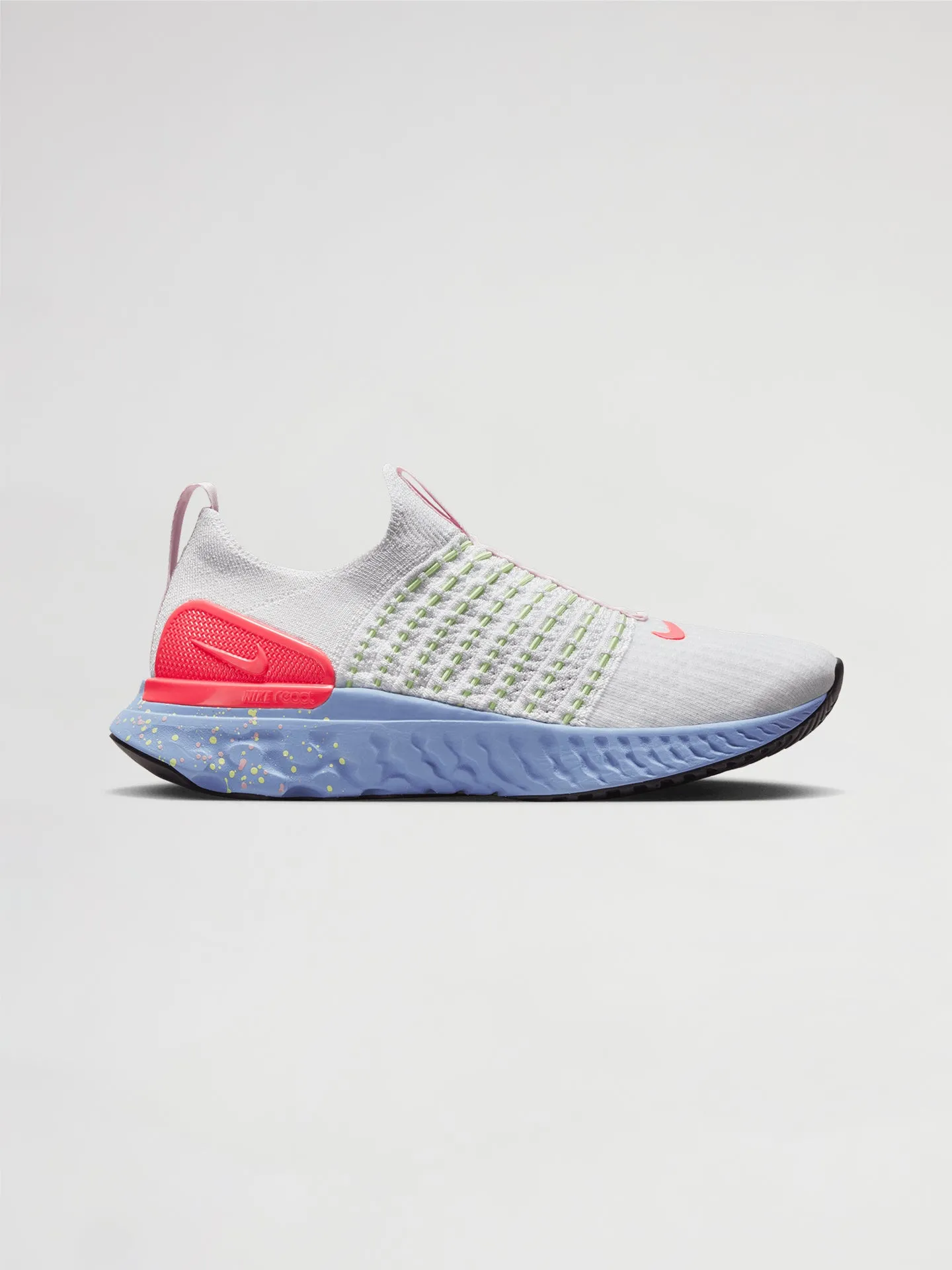 Nike React Infinity 2 - PLATINUM TINT/HOT PUNCH-BARELY VOLT sold by Carbon38