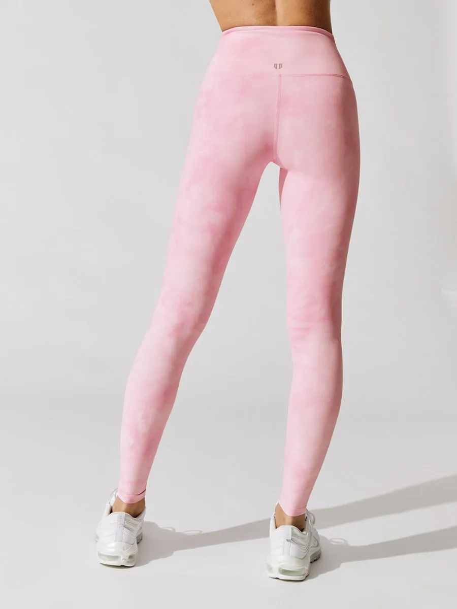 Eagle Pose Legging - Pink Tie Dye sold by Carbon38 product image thumbnail 3
