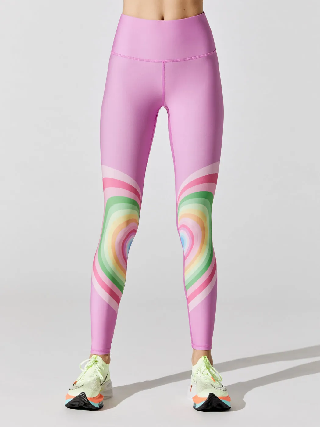 Pastel Psychedelic Heart Duo Knit Legging - Pastel Psychedelic Heart sold by Carbon38 product image thumbnail 3