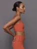 Strappy Bra in Melt - Burnt Sienna sold by Carbon38