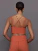 Strappy Bra in Melt - Burnt Sienna sold by Carbon38