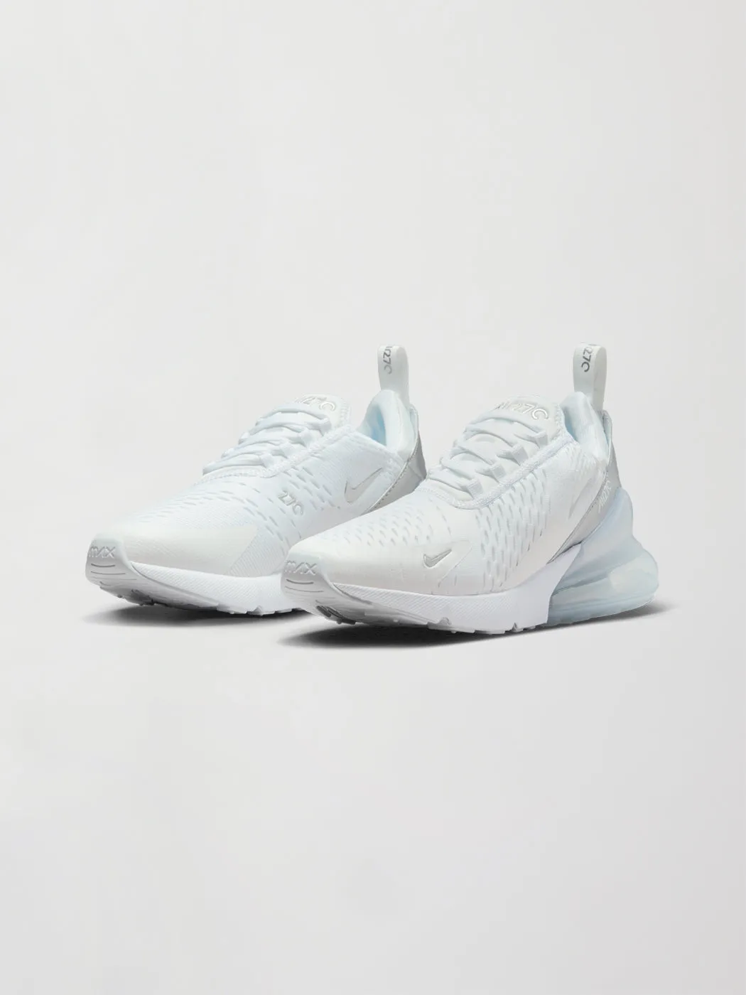 Nike Air Max 270 - WHITE/MTLC PLATINUM-PURE PLATINUM sold by Carbon38 product image thumbnail 2