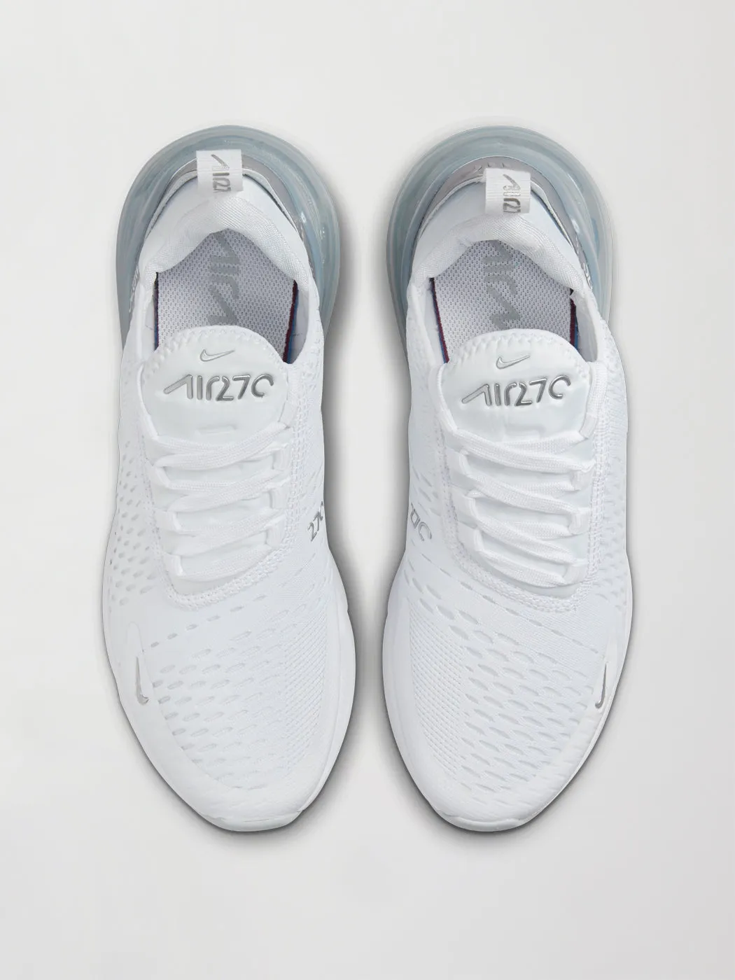 Nike Air Max 270 - WHITE/MTLC PLATINUM-PURE PLATINUM sold by Carbon38 product image thumbnail 3