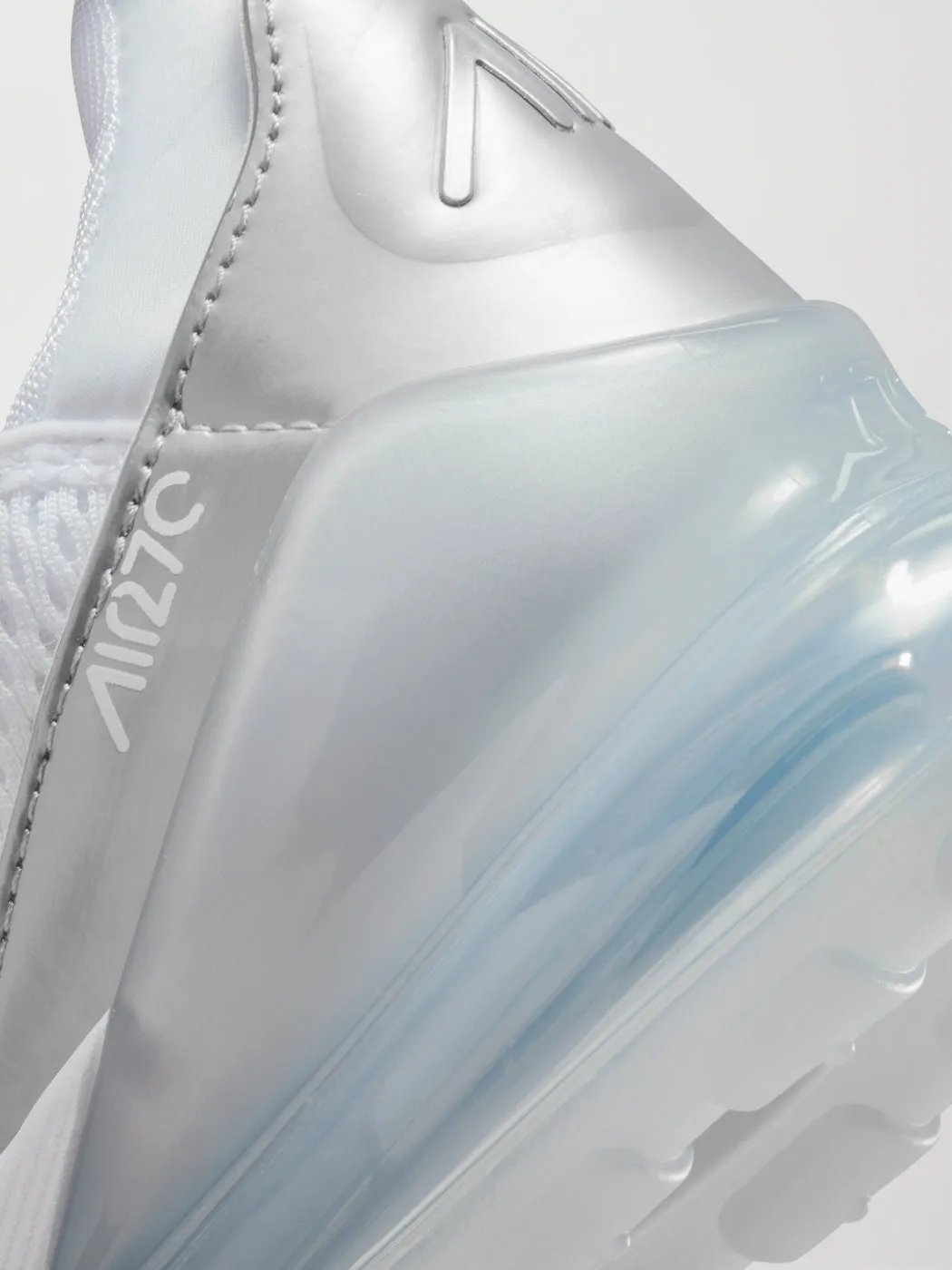 Nike Air Max 270 - WHITE/MTLC PLATINUM-PURE PLATINUM sold by Carbon38 product image thumbnail 4