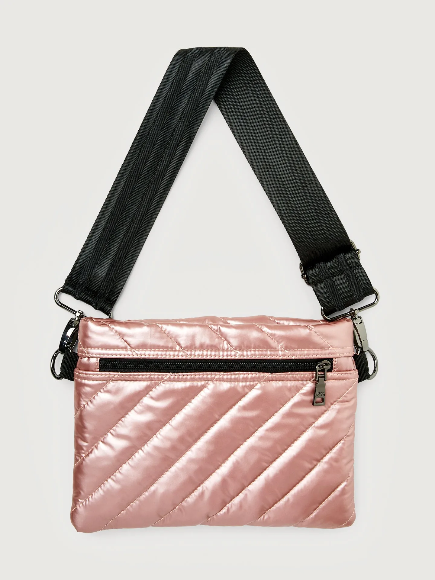 Diagonal Bum Bag 2.0 - Pearl Blush / Black / Black Web sold by Carbon38 product image thumbnail 4