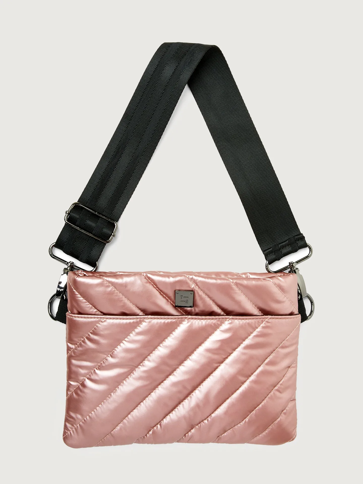 Diagonal Bum Bag 2.0 - Pearl Blush / Black / Black Web sold by Carbon38 product image thumbnail 5