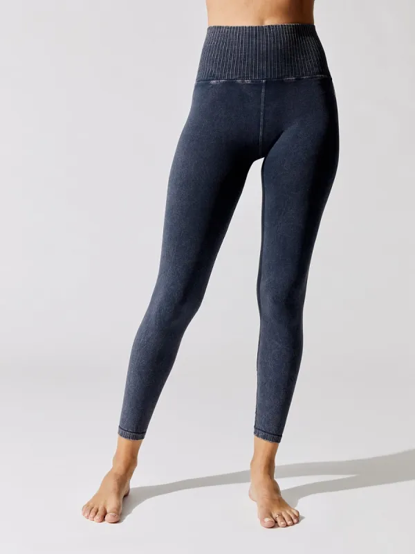 Good Karma Legging - Navy sold by Carbon38