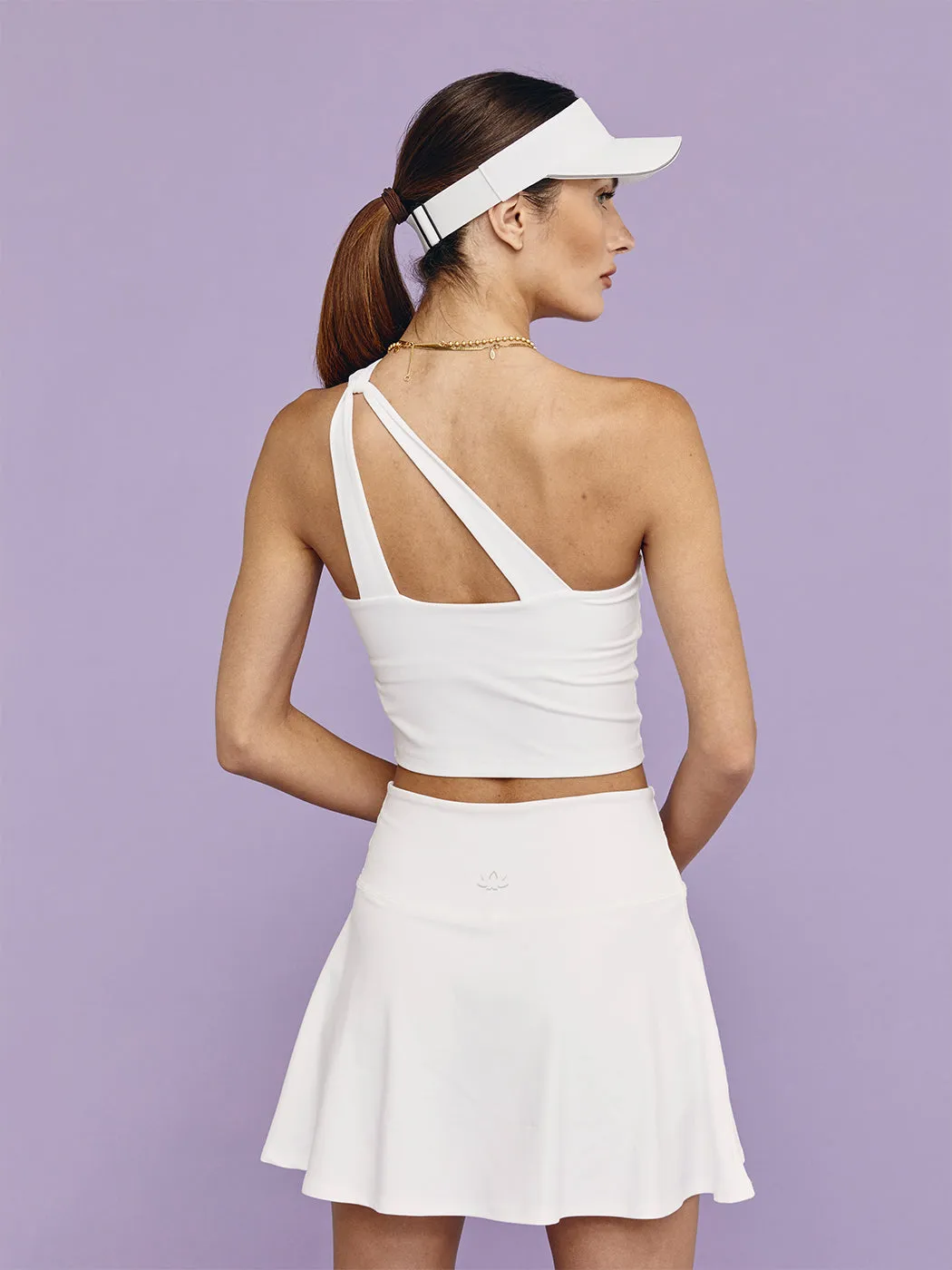 Spacedye Lost Your Mind Cropped Tank - Cloud White sold by Carbon38 product image thumbnail 2