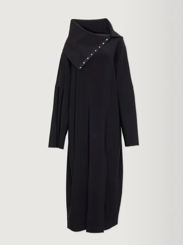 Bonded Oversized Side Snap Jacket To Midcalf - Black sold by Carbon38