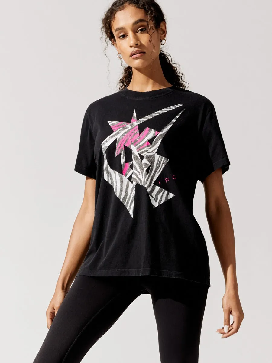 Zeber Short Sleeve Graphic Tee - Black sold by Carbon38