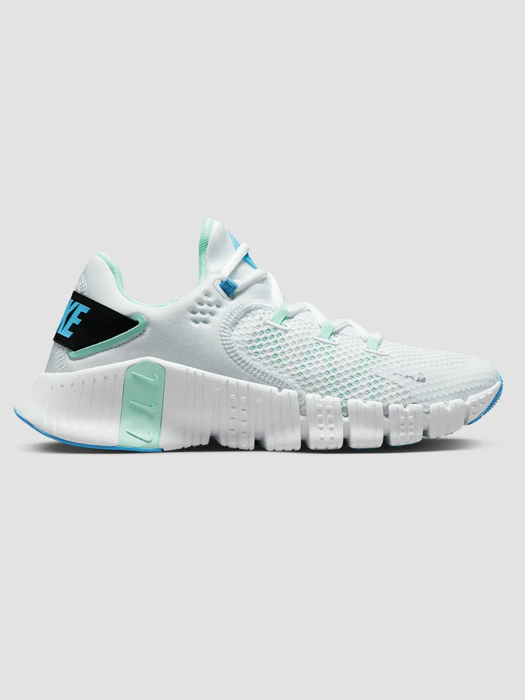 Nike Free Metcon 4 - WHITE/METALLIC SILVER-MINT FOAM sold by Carbon38