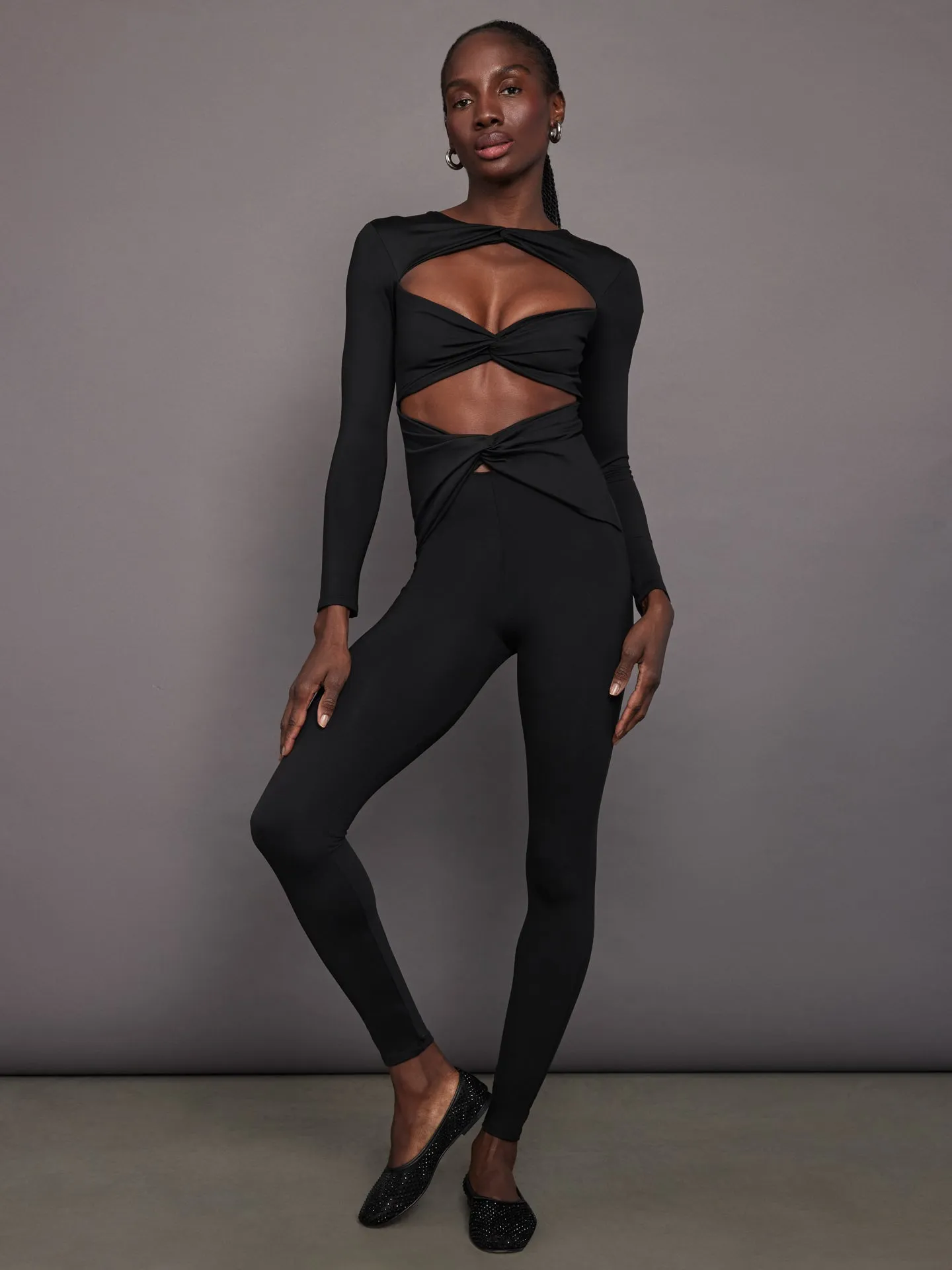 Lauren Active Suit Long Sleeves - Black sold by Carbon38